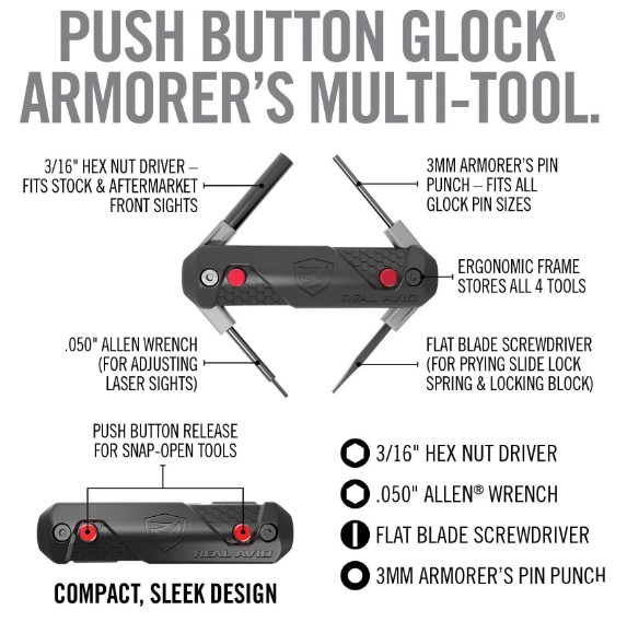 Real Avid 4-in-1 Tool For Glock